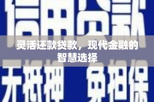 河津灵活还款贷款，现代金融的智慧选择