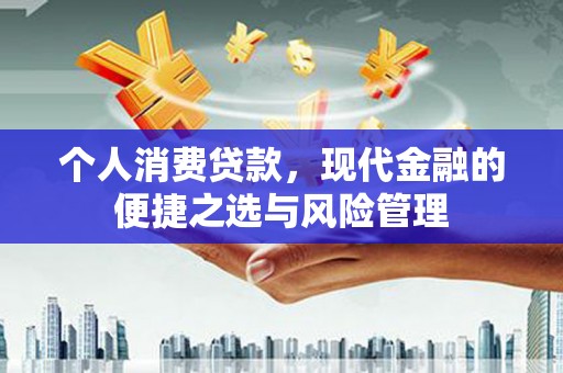 河津个人消费贷款，现代金融的便捷之选与风险管理