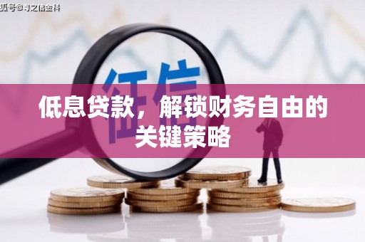 河津低息贷款，解锁财务自由的关键策略