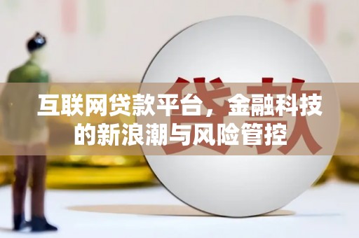 河津互联网贷款平台，金融科技的新浪潮与风险管控