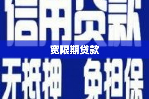 河津宽限期贷款