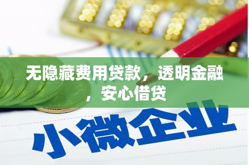河津无隐藏费用贷款，透明金融，安心借贷