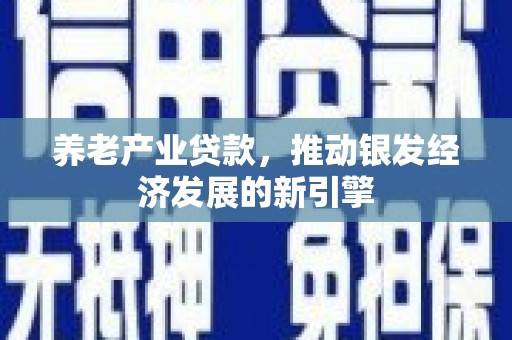 河津养老产业贷款，推动银发经济发展的新引擎