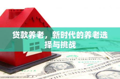 河津贷款养老，新时代的养老选择与挑战