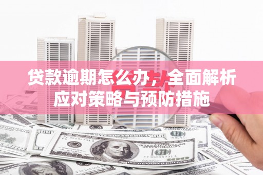 河津贷款逾期怎么办，全面解析应对策略与预防措施