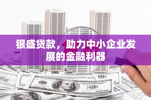 河津银盛贷款，助力中小企业发展的金融利器