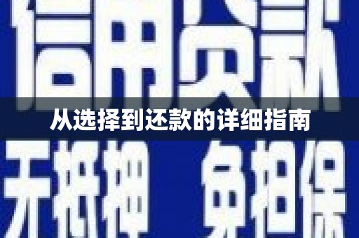 河津从选择到还款的详细指南