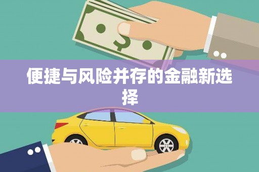 河津便捷与风险并存的金融新选择