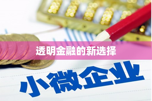 河津透明金融的新选择