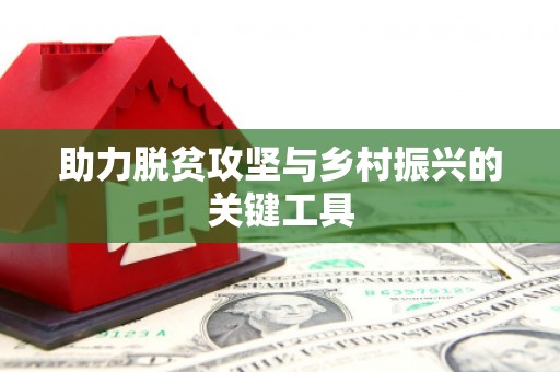 河津助力脱贫攻坚与乡村振兴的关键工具
