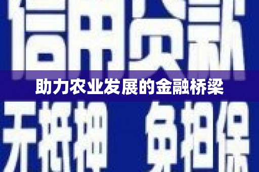 河津助力农业发展的金融桥梁